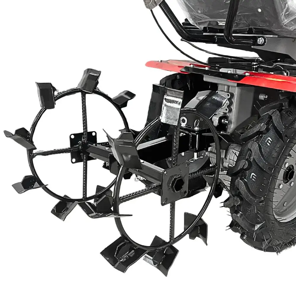 Motocultivador a diesel 4X4 partida elétrica 4T 15HP TDRT15T-XP Toyama — fotografia 7