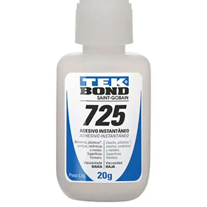 Adesivo instantâneo multiuso 20G 725 Tekbond — fotografia 3