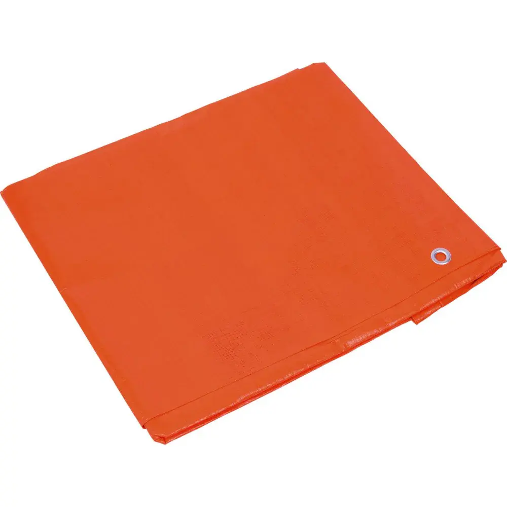 Lona encerada polietileno 2M x 2M laranja 150 micras Worker — fotografia 3