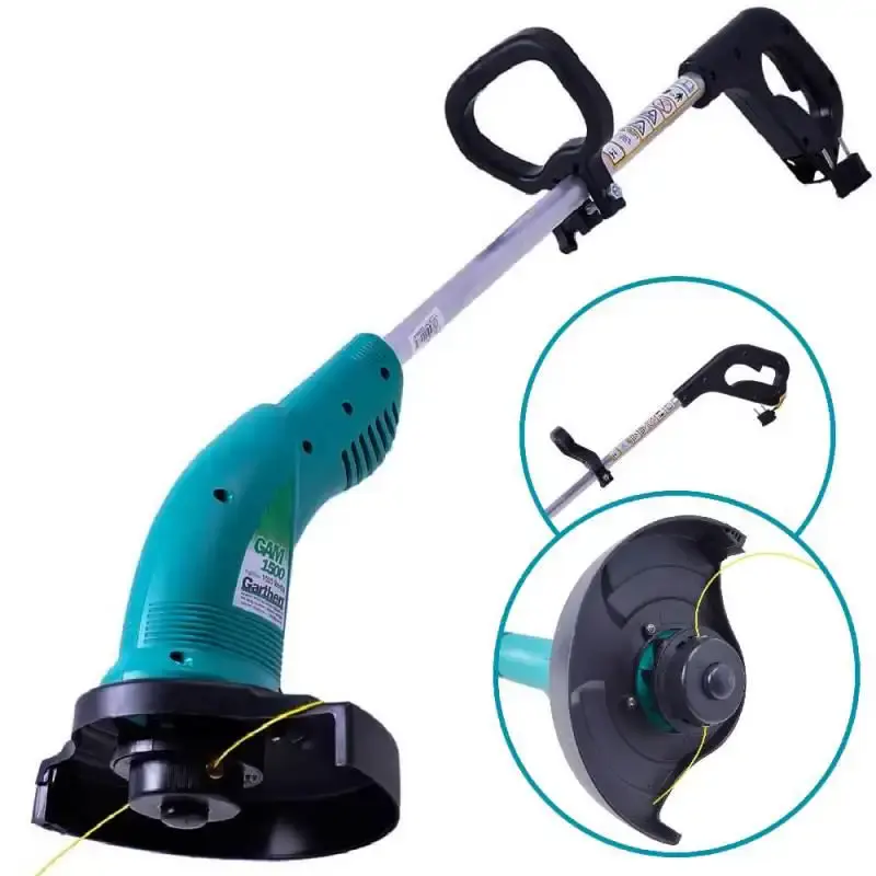 Cortador aparador de grama elétrico bipartido 1500W GAM-1500BP Garthen 110 V
