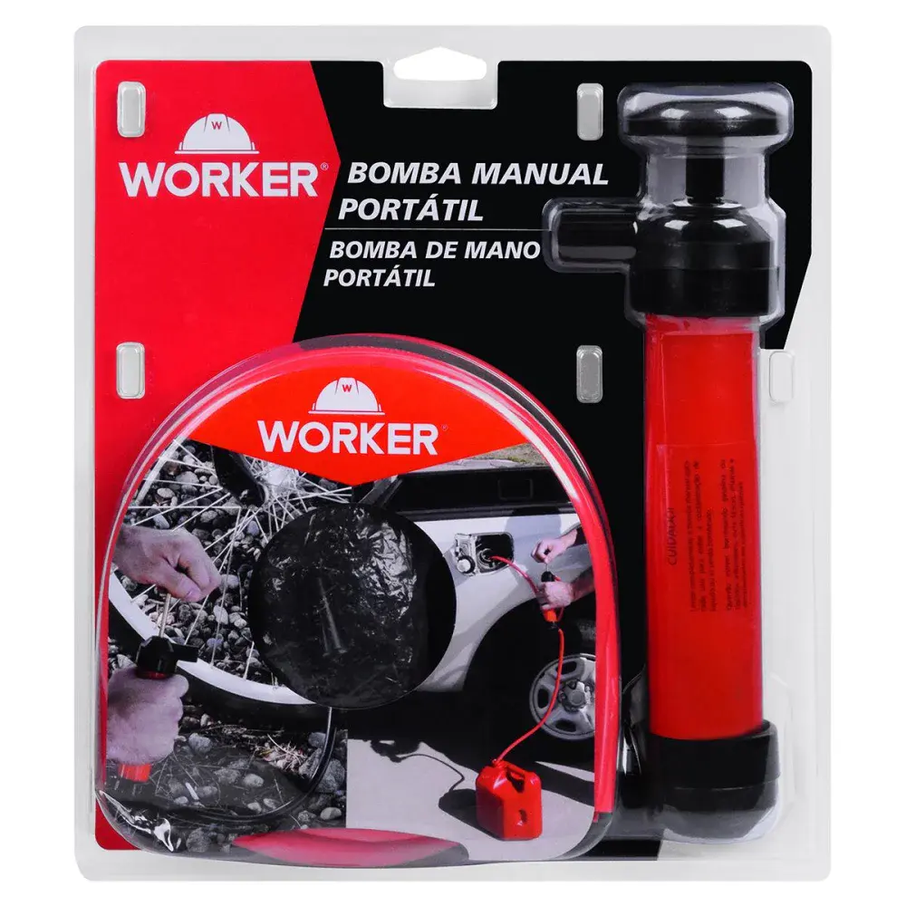 Bomba manual portátil em pvc para transferência de líquidos Worker — fotografia 7