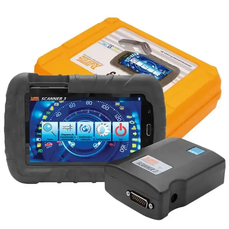 Scanner automotivo Raven 3 com tablet e maleta 108800 Raven — fotografia de referência