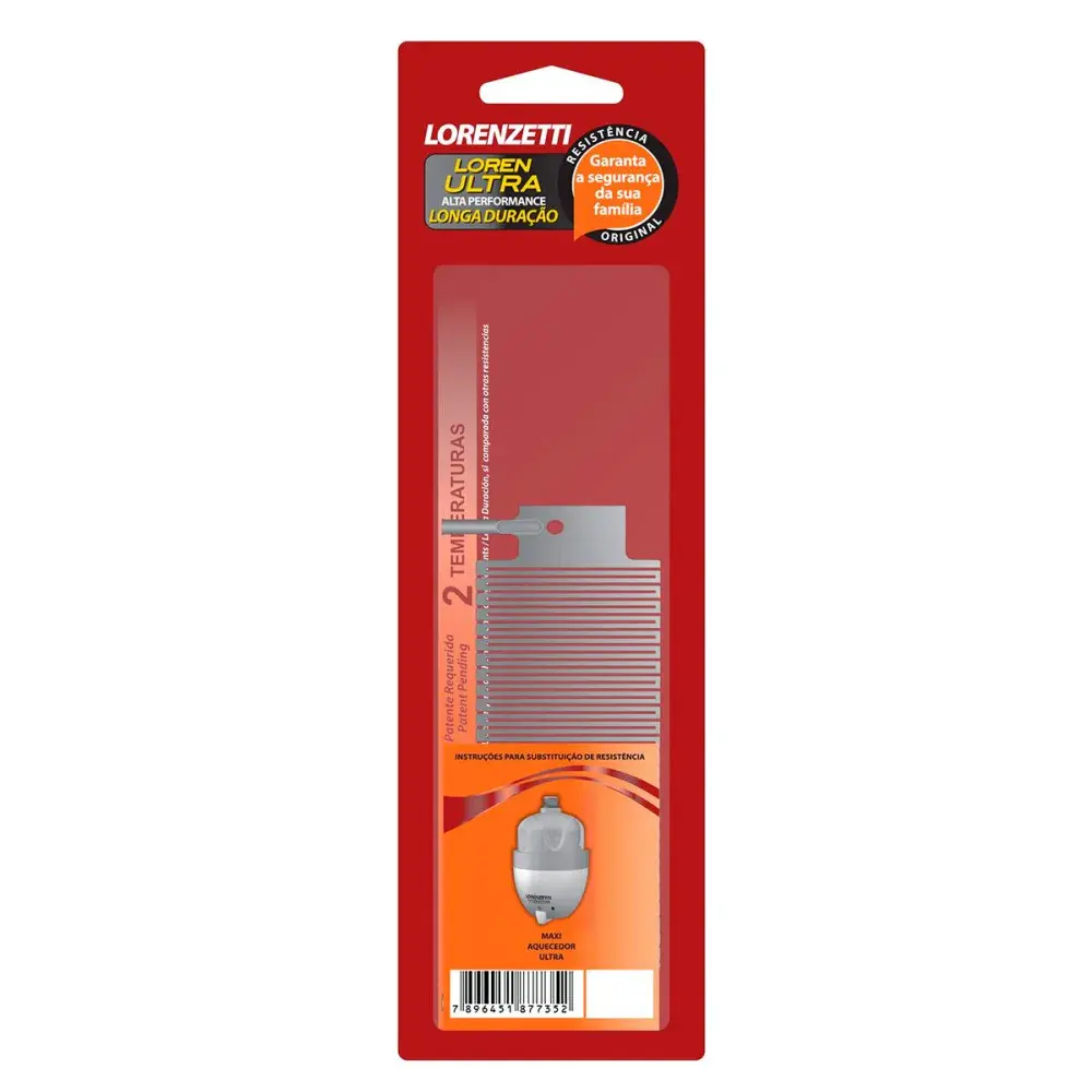 Resistencia maxi aquecedor 127V 4600W Lorenzetti Duchas