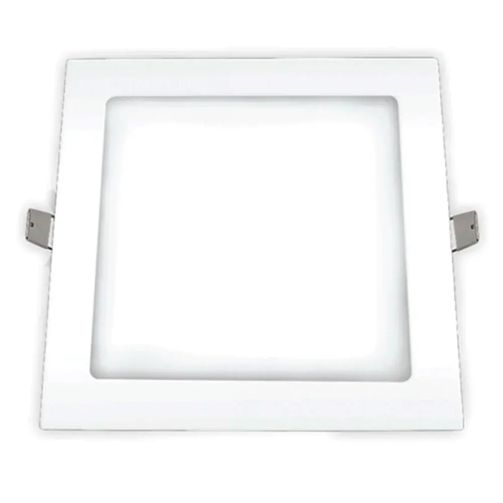 Painel led embutir 24W biv 6500K quadrado Ourolux — fotografia de referência