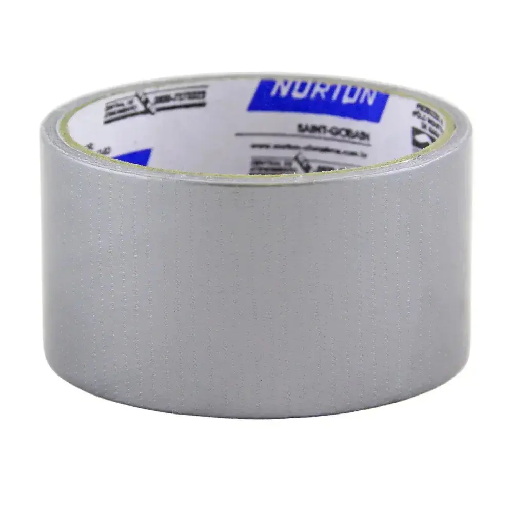Fita silver tape para reparos em gerais prata 48MMX50M Norton — fotografia 2
