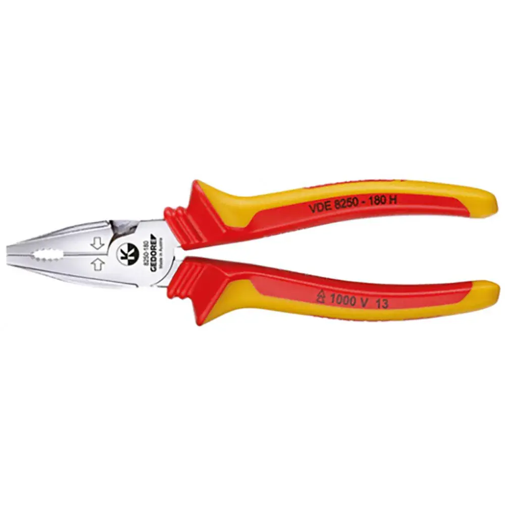 Alicate universal isolado kraft vde h 6.1/2” 1000V Gedore — fotografia de referência