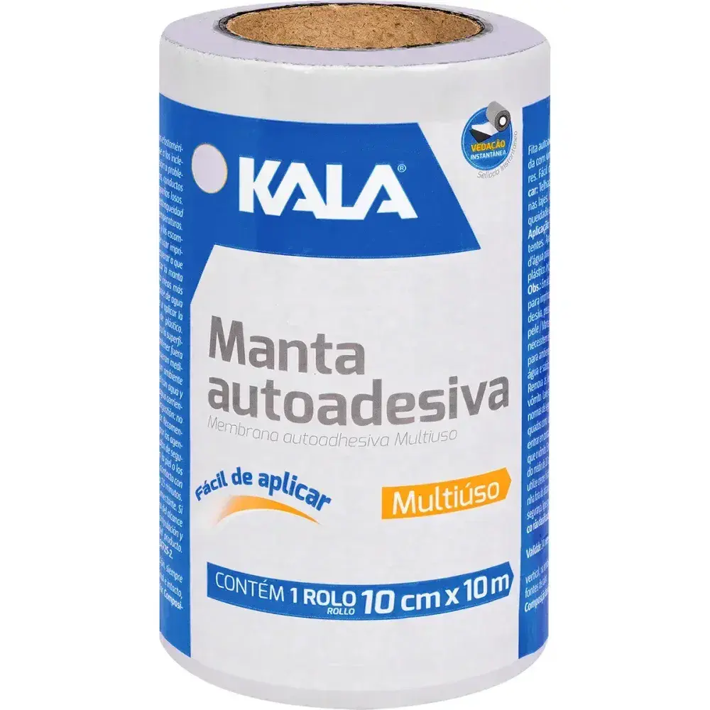 Fita manta asfáltica autoadesiva flexível 10CMX10M Kala — fotografia 2