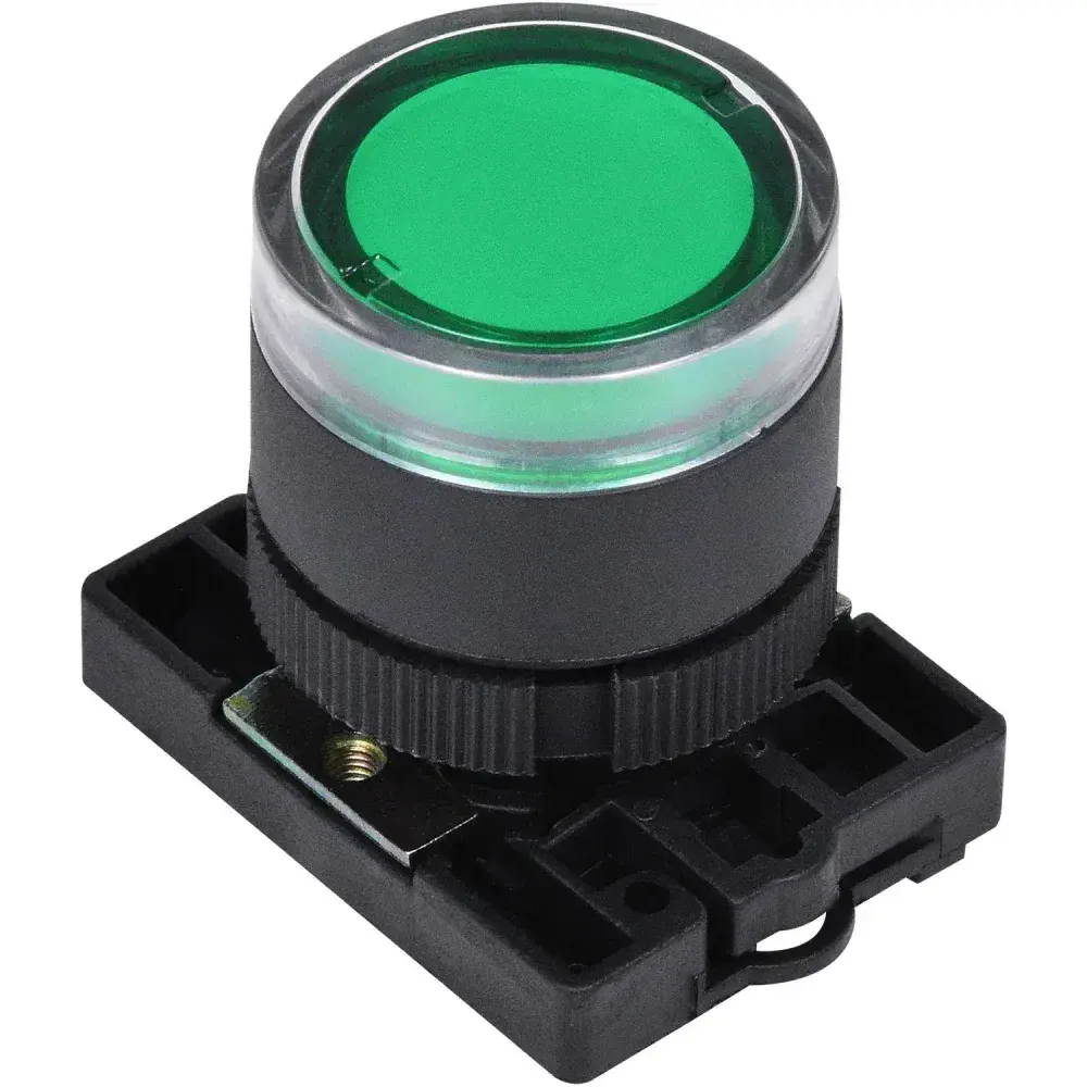 Botão comando NP2-EW330 verde plástico Chint — fotografia 9