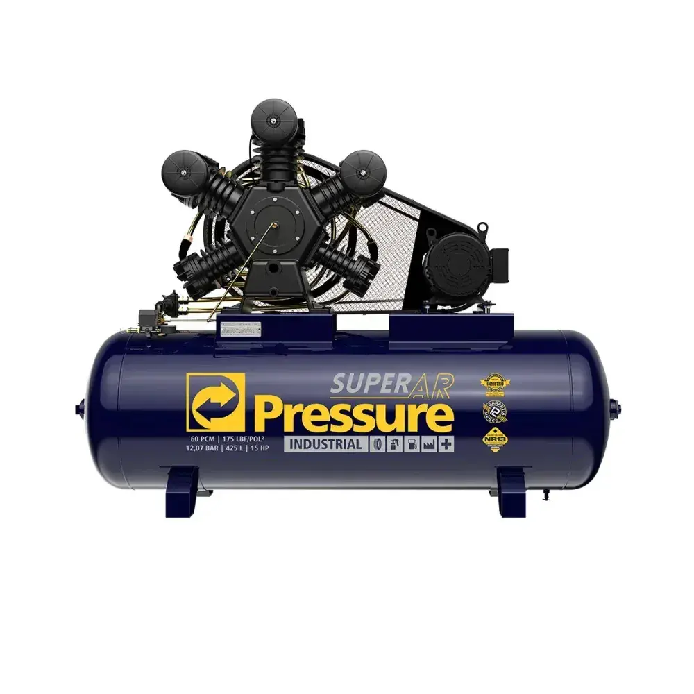 Compressor de ar trifásico super ar 60/425W 220/380V Pressure — fotografia 2