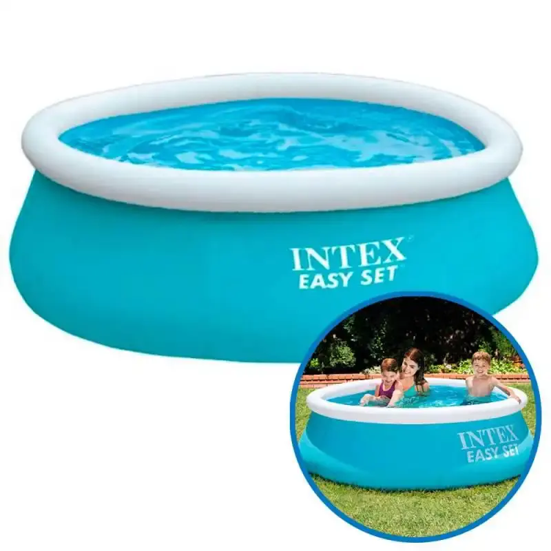 Piscina Inflável 880 Litros 1.83 x 51 CM Infantil c/ Bomba Manual EASY SET 28101 INTEX — fotografia 2