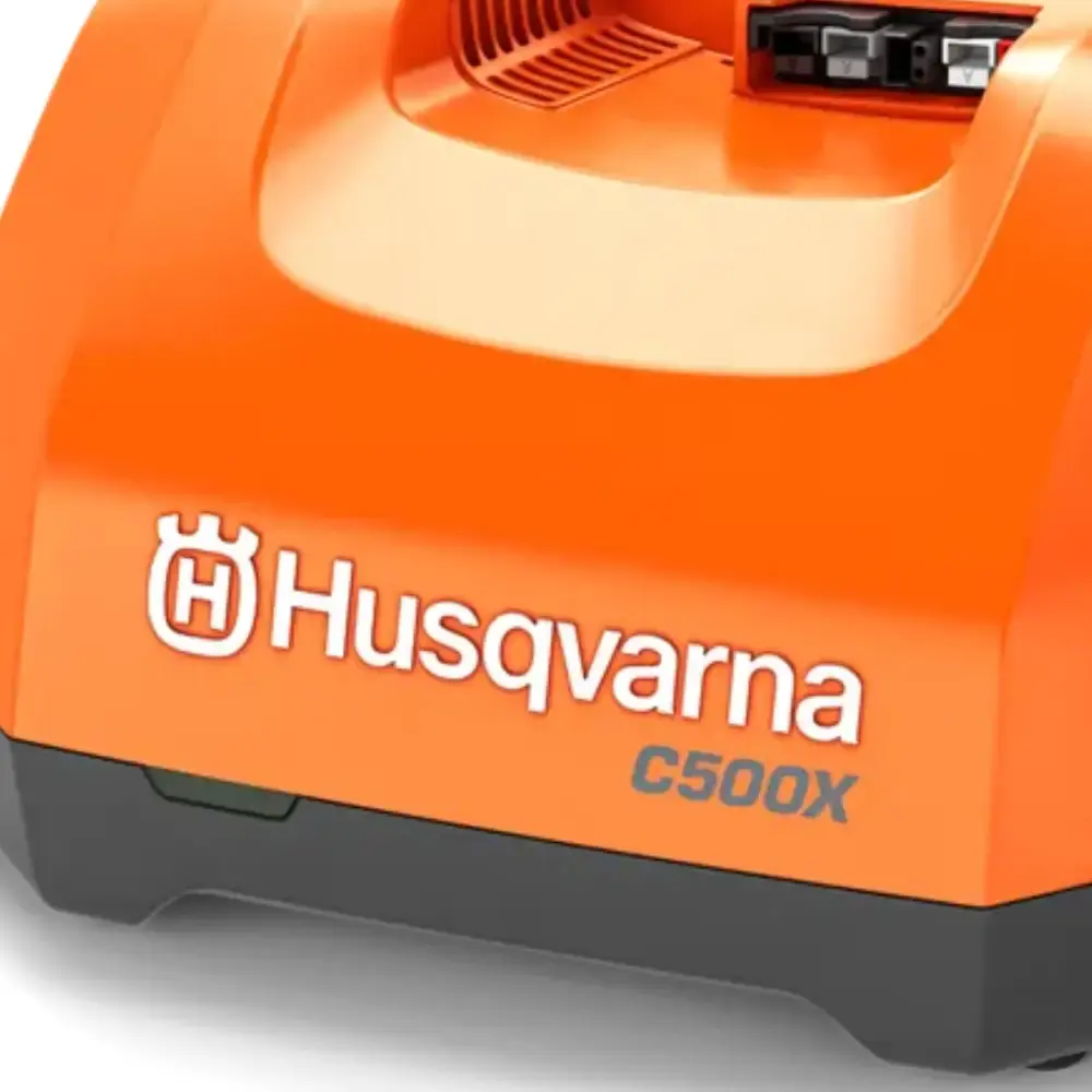 Carregador rápido de bateria 40-C500X 500W 12A 970717107 Husqvarna — fotografia 4