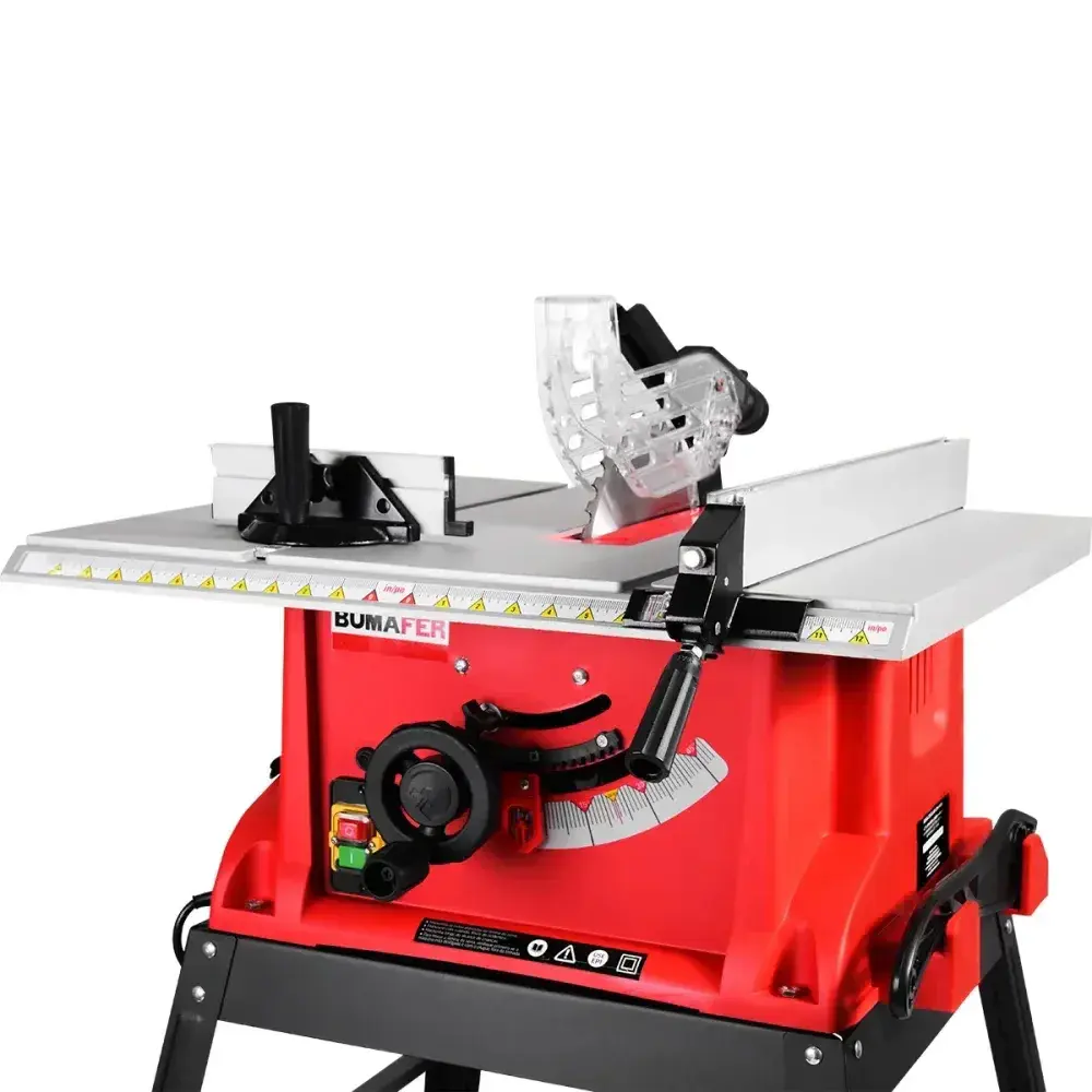 Serra circular de bancada 10” 4800RPM 1800W Bumafer — fotografia 4