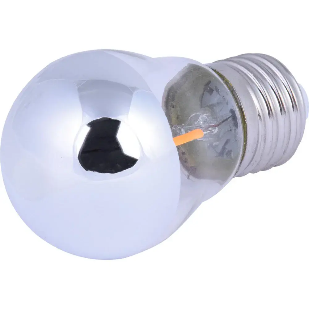Lâmpada led filamento espelhado globo G45 bivolt Liege — fotografia 2