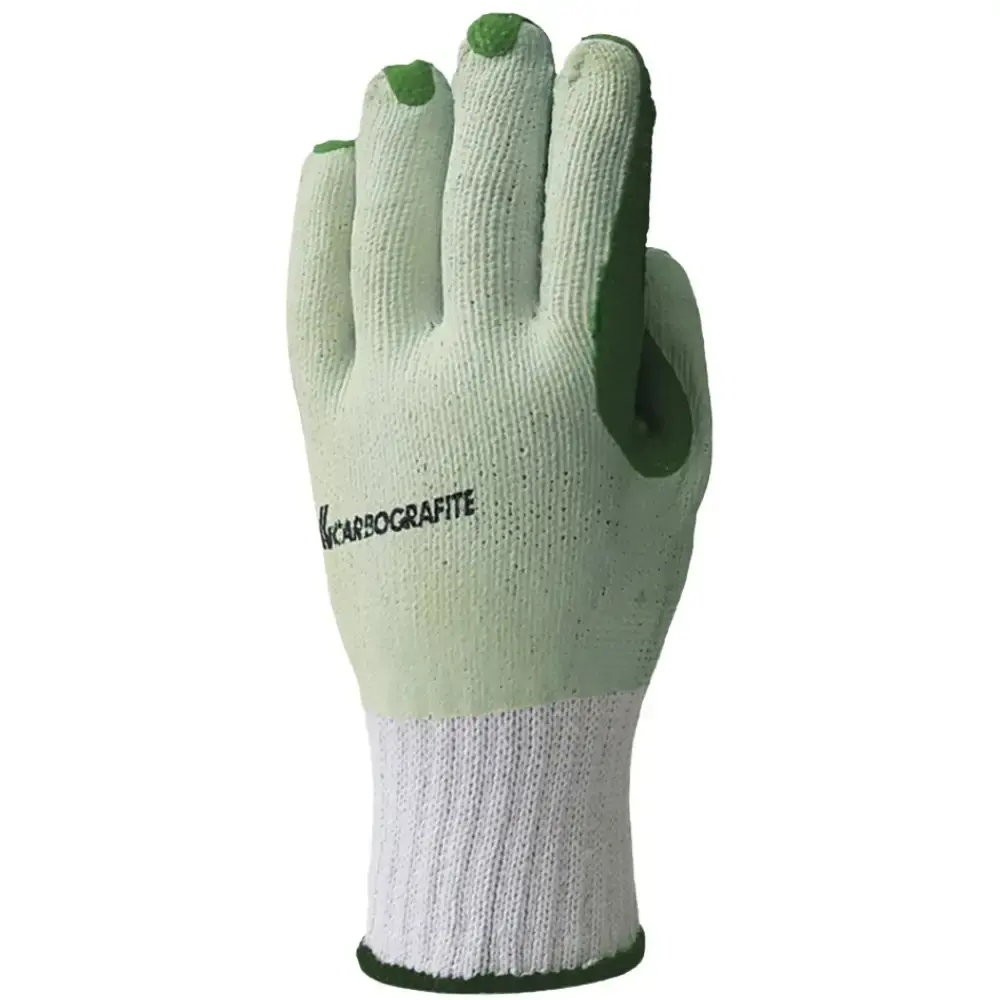 Luva de proteção industrial super grip com 12 pares Carbografite — fotografia 5