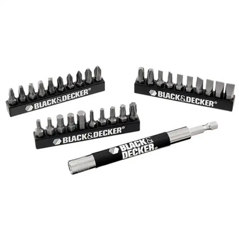 Kit de bits com prolongador com 31 peças 71-931E black & decker — fotografia 2
