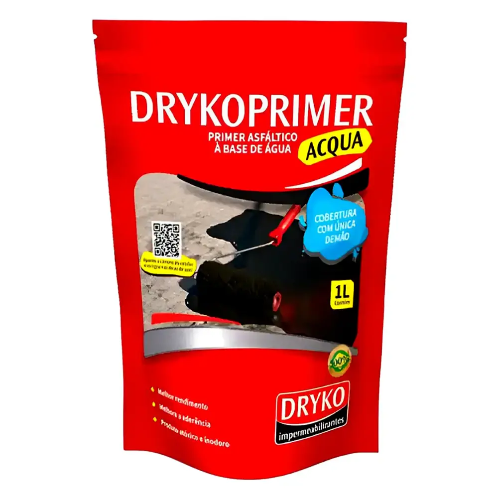 Fita Asfáltica 30cm x 10 Metros e Primer Asfáltico 1 Litro DRYKO — fotografia 3