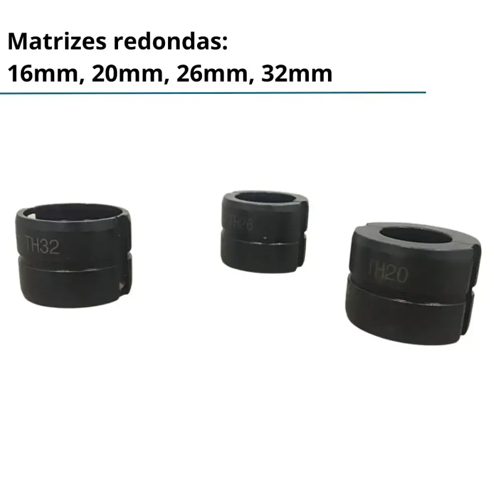 Alicate de Prensar Tubo com Matrizes 16 a 32 mm IMPORTWAY — fotografia 6