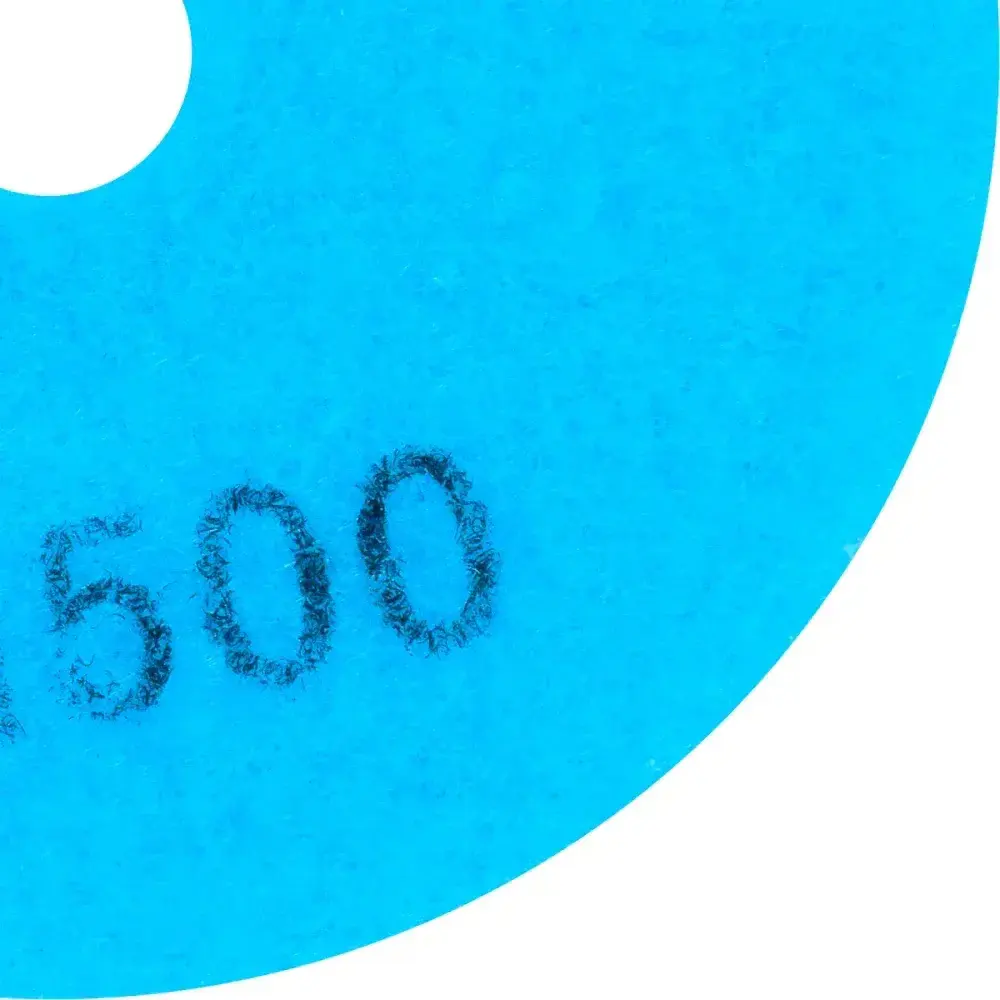 Disco de lixa diamantada com velcro 4 G1500 azul claro Worker — fotografia 7