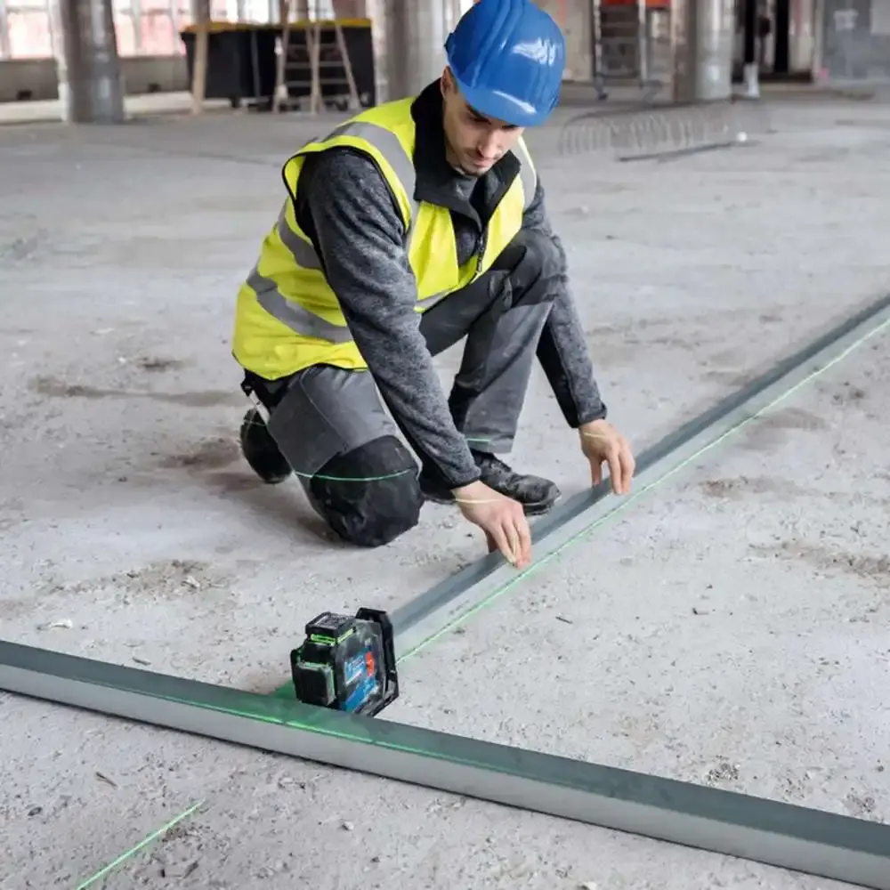 Nível a laser linhas verdes 30 metros GLL 80-33 g Bosch — fotografia 7