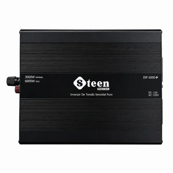 Inversor de tensão ISP6000-1 senoidal puro 12V/220V - Steen