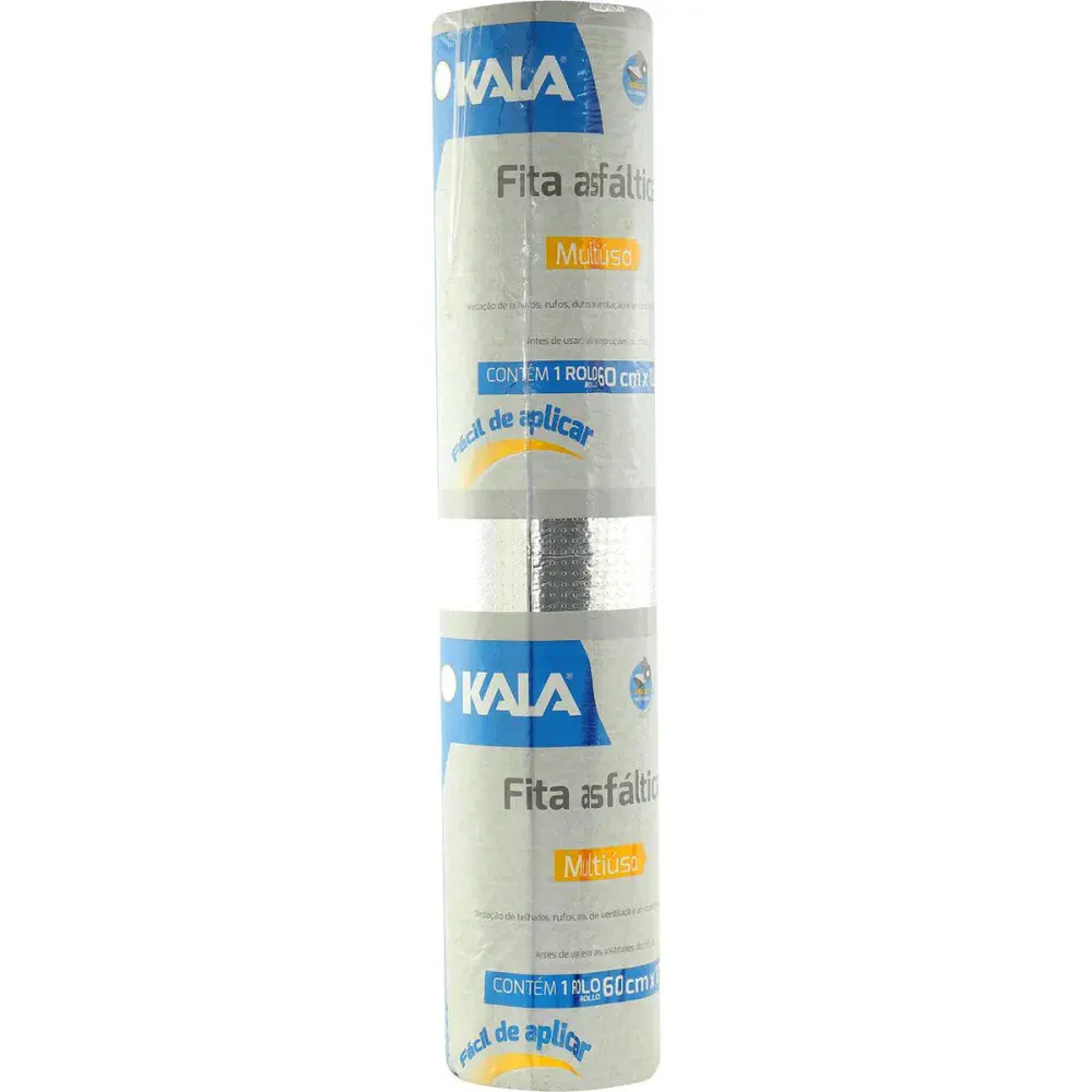 Fita manta asfáltica autoadesiva alumínio 60CM x 10M Kala — fotografia de referência