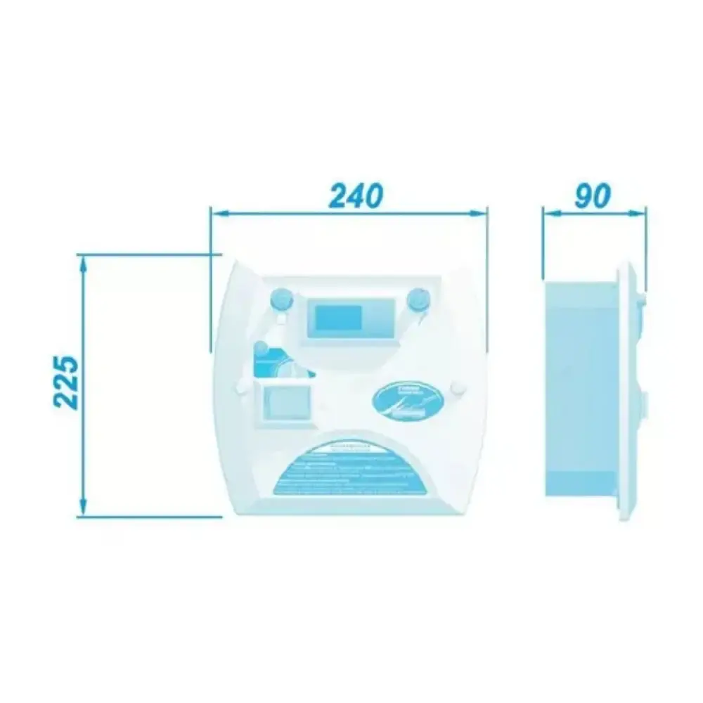 Comando Digital para Sauna 4 kw / 6 kw / 9 kw Steam Inox SODRAMAR 220 V — fotografia 4