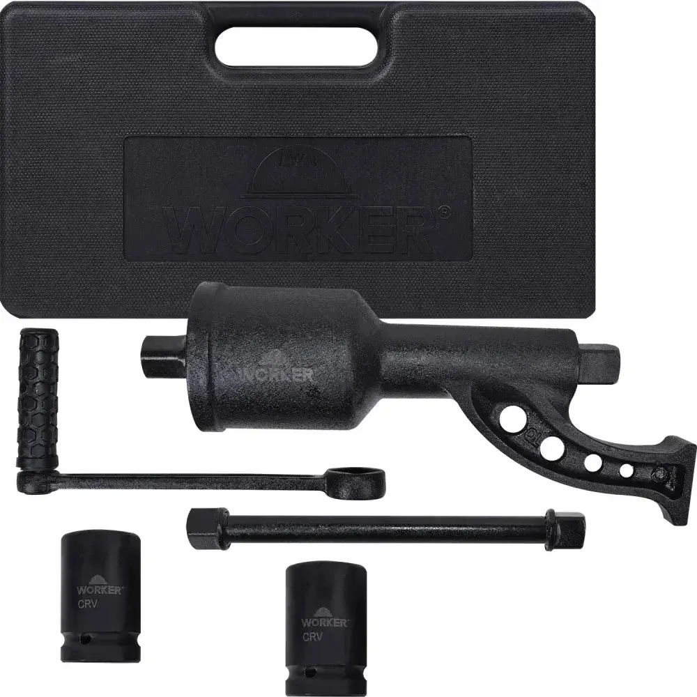 Chave de roda desforcímetro preta 5800NM 18KGF Worker — fotografia 6