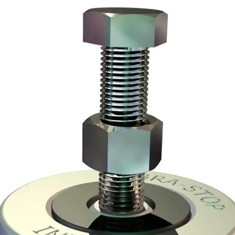 Vibra-Stop mini antivibratório 500 KG / 2000 KG rosca 3/8 POL MINI38 kit 4 peças Vibra-Stop — fotografia 3