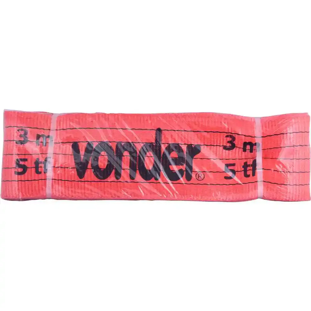 Cinta plana tipo anel para elevação de cargas 3M 5T Vonder — fotografia 2