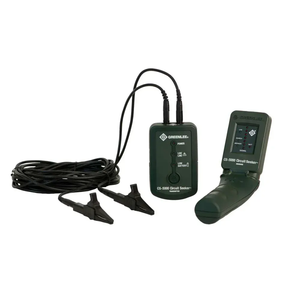 Localizador de circuito CS-5000 receptor e transmissor Greenlee
