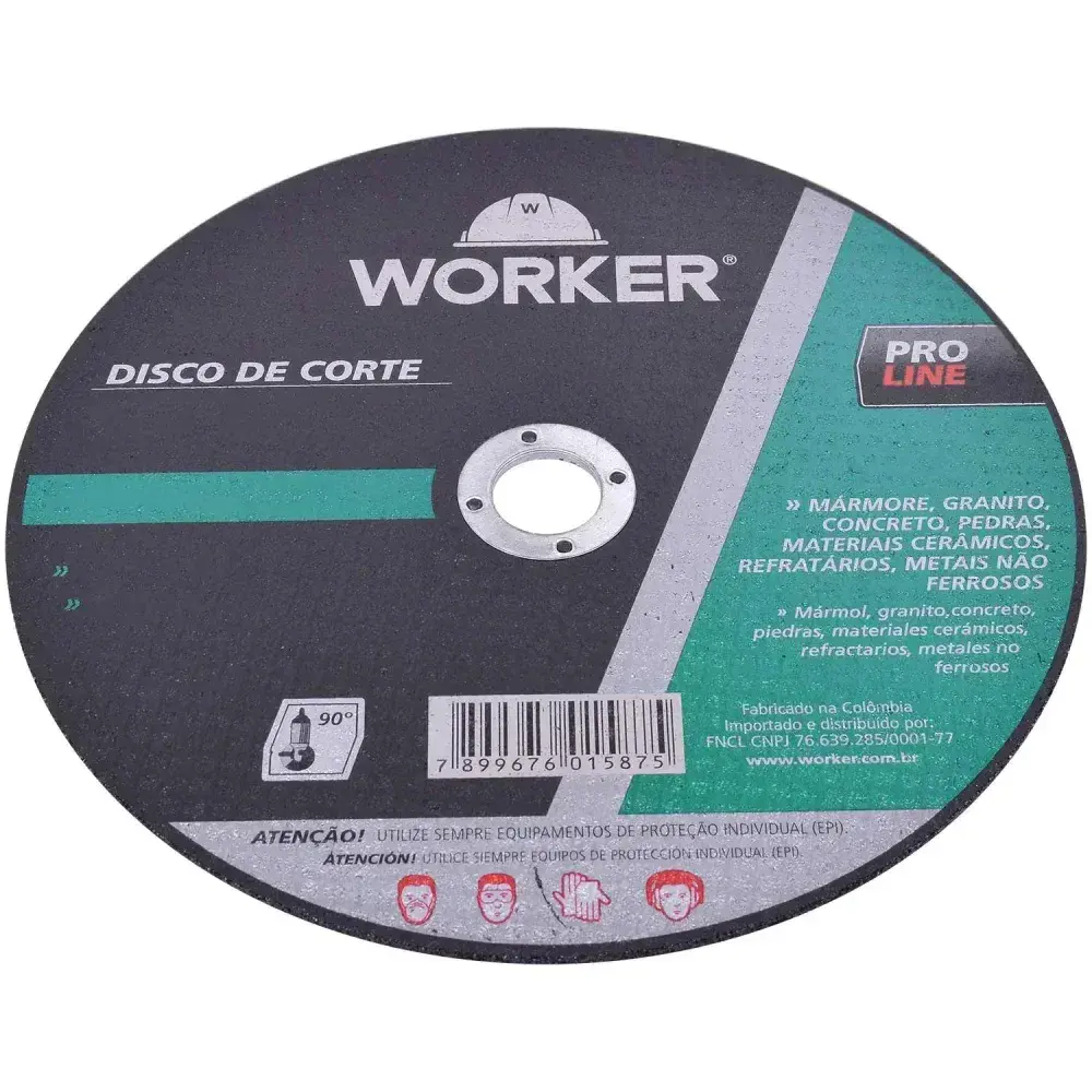 Disco corte 9 x 1/8 x 7/8 Worker — fotografia 7
