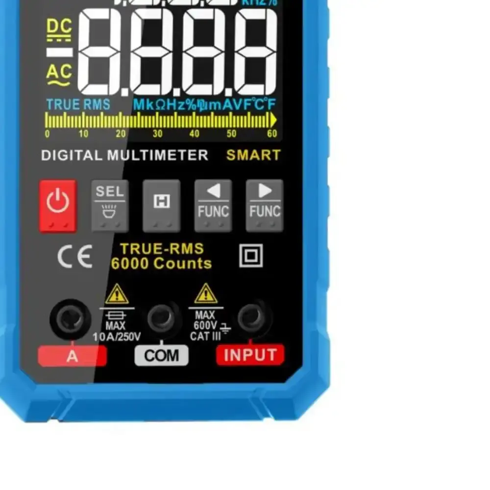 Multímetro digital smart RMS NCV 600V SM-1600 Minipa — fotografia 5