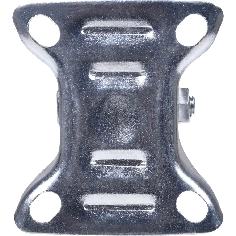 Rodízio de borracha 3 75MM fixo preto Worker — fotografia 4