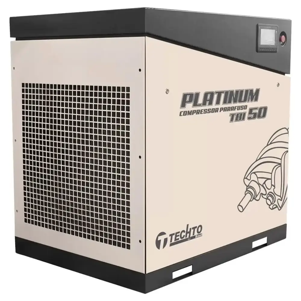 Compressor de parafuso platinum 50HP 10BAR 220V TB50 techto — fotografia 2