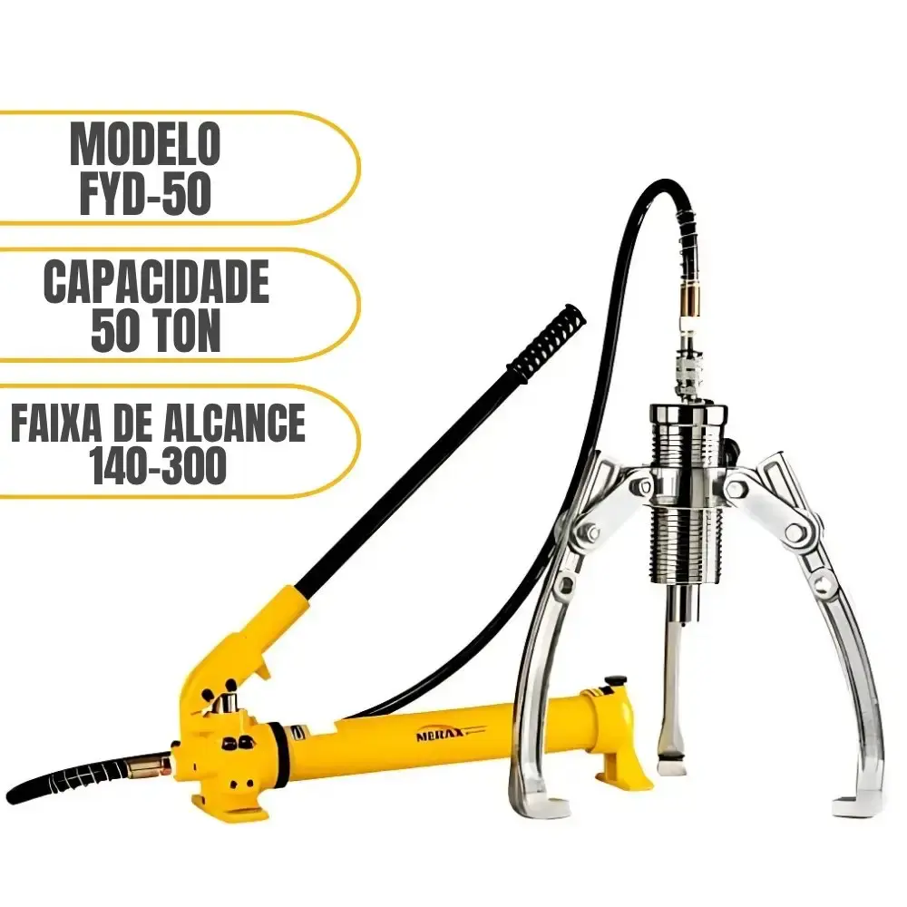 Saca polia hidráulica 50 toneladas FYD-50 Merax — fotografia 5