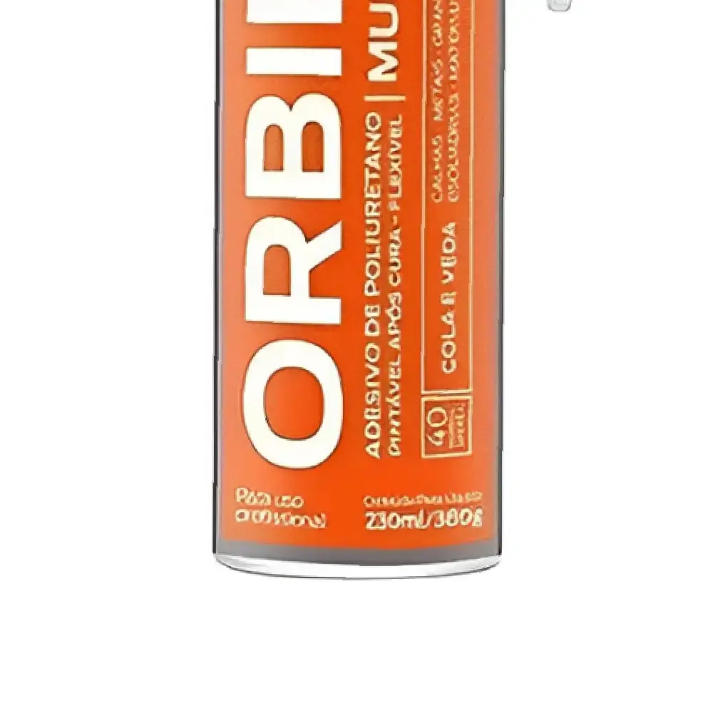 Silicone uso geral PU 40 cinza 230ML 17792 Orbi — fotografia 5