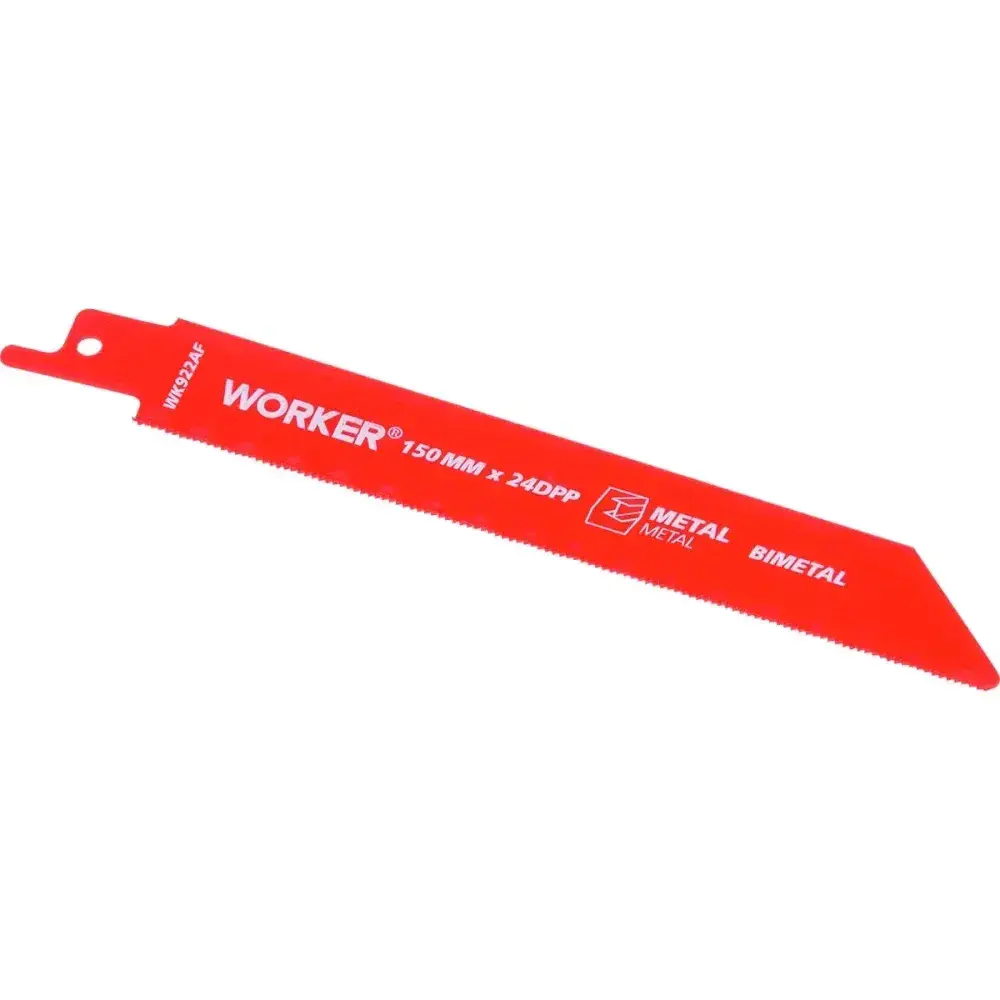 Lâmina para serra sabre bimetálica 1/2” 150MM 24 dentes Worker — fotografia 7