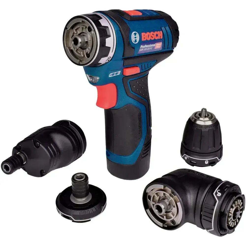 Furadeira parafusadeira 4 em 1 3/8”BATERIA GSR12V-15FC Bosch — fotografia 9