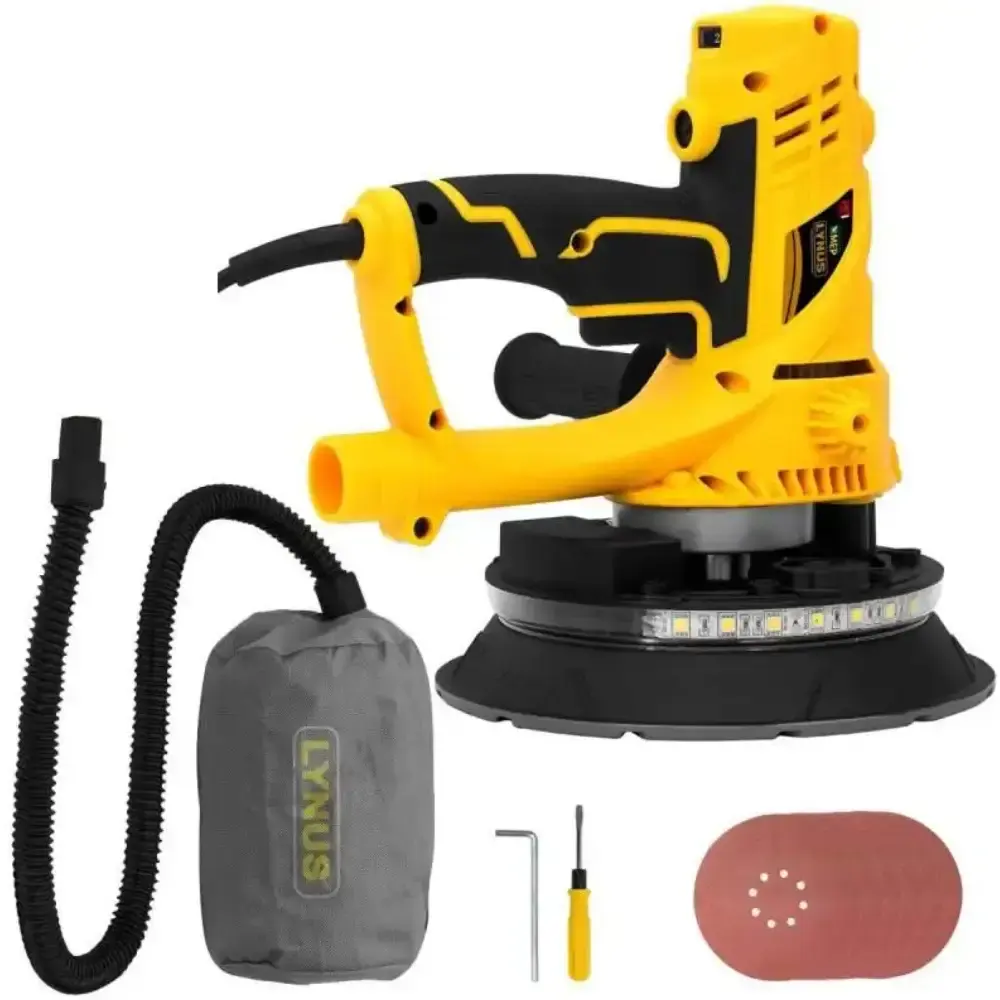 Lixadeira para parede 850W com lanterna LPL-850L Lynus 110 V — fotografia de referência