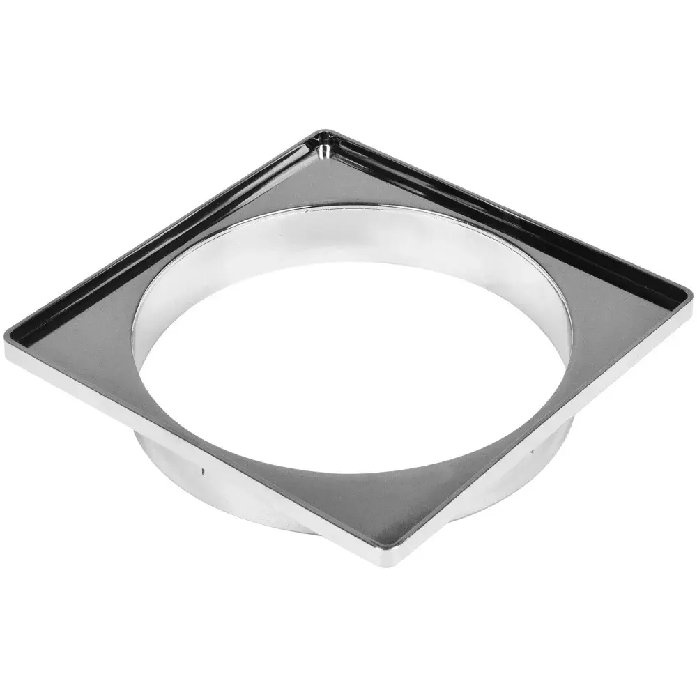 Porta grelha ralo quadrada cromada 150MM Amanco — fotografia de referência