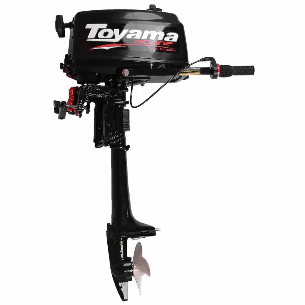 Motor de popa de barco à gasolina 2.6HP TM2.6TS Toyama — fotografia 4