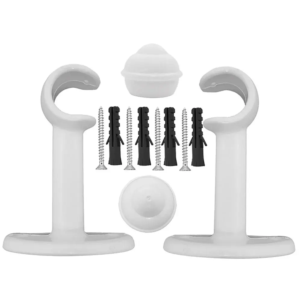 Suporte para varão de cortina branco 19MM Kala — fotografia de referência