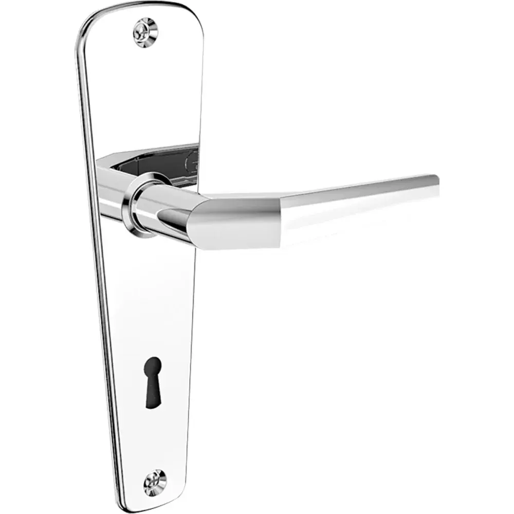 Fechadura interna popline reta cromado ESP11 40MM Soprano — fotografia de referência
