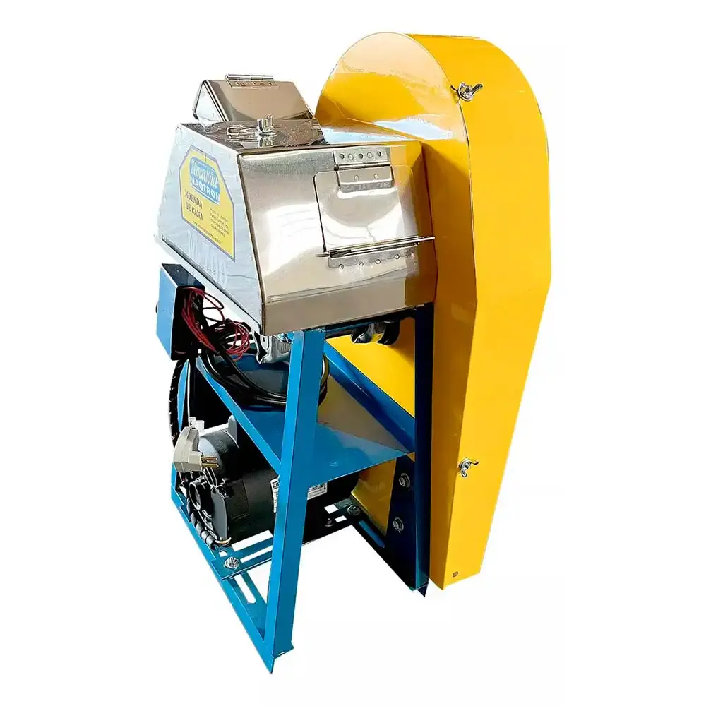 Engenho moenda para cana rolos de inox motor 1,0 CV elétrico M-700 Maqtron 220 V — fotografia 5