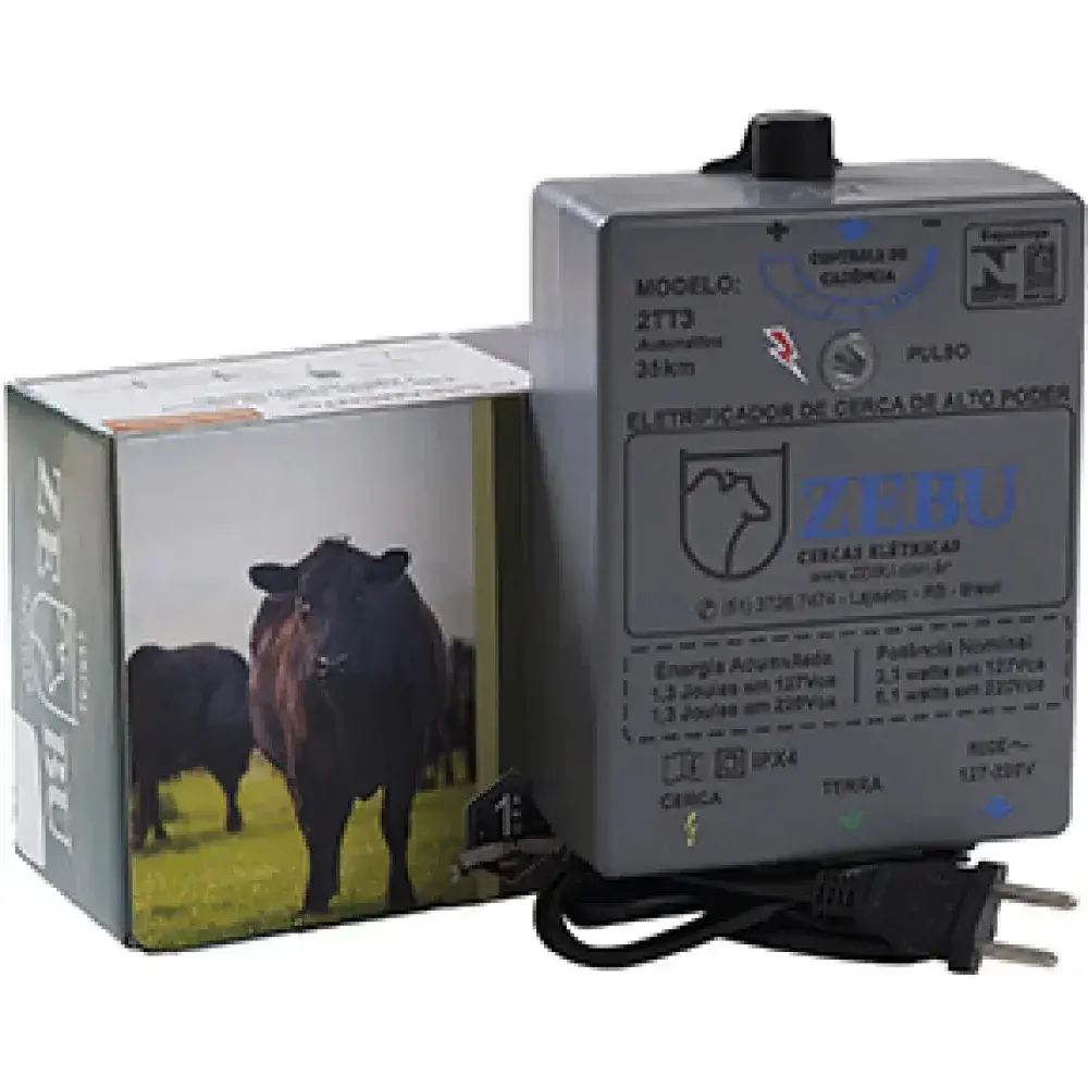 Eletrificador cerca 2TT3 bivolt Zebu — fotografia 4