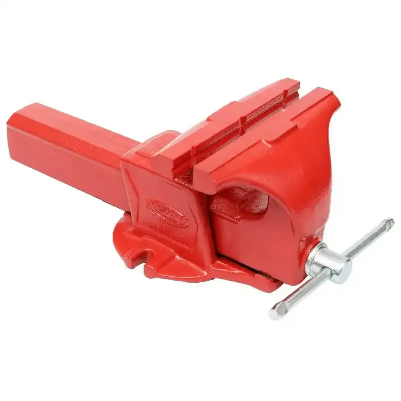 Morsa / torno de bancada Nº 4 com mordente fixo Metalsul — fotografia de referência