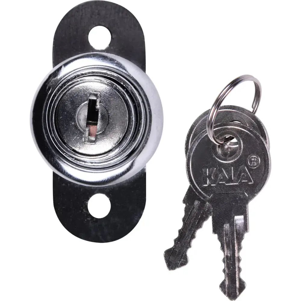 Fechadura móveis 22MM universal cromado Kala