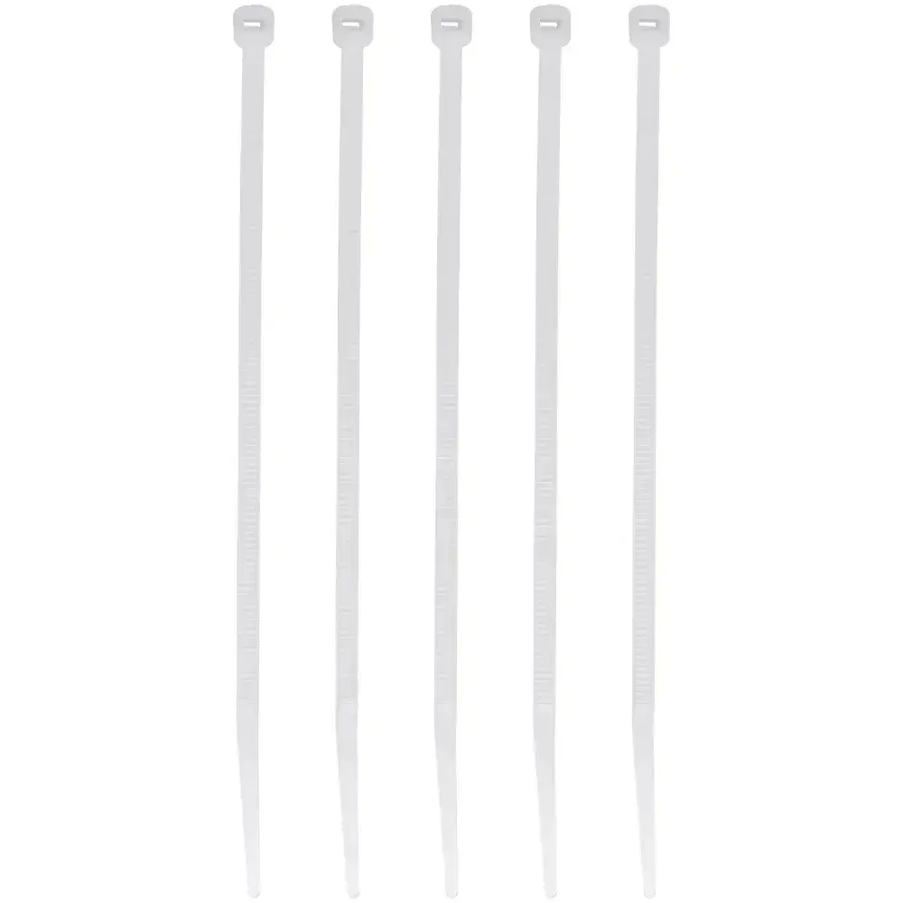 Abraçadeira nylon 4,8MM x 250MM branca Kala 100 peç — fotografia de referência