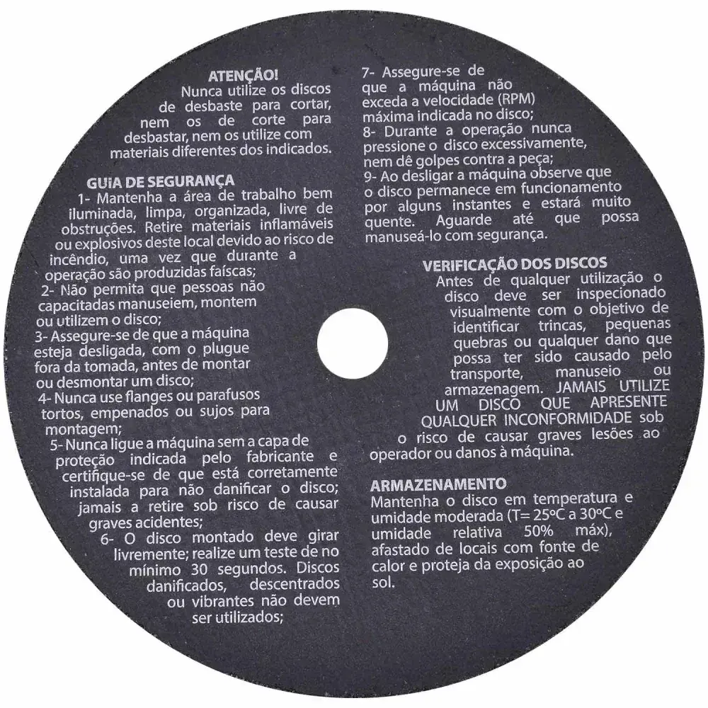 Disco de corte para aço 9 x 228,6MM Worker — fotografia 6