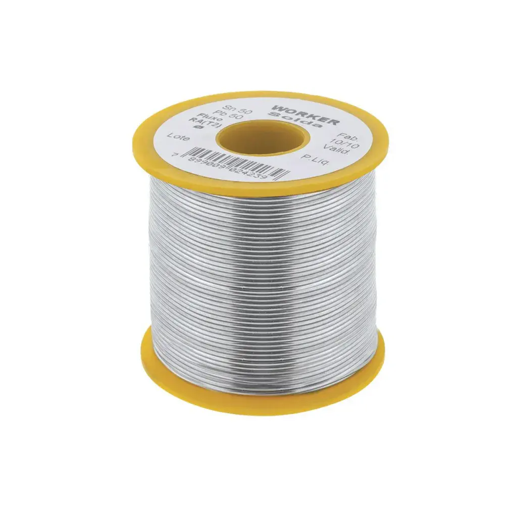 Solda estanho fio cheio 2,4MM 500GR Worker — fotografia de referência